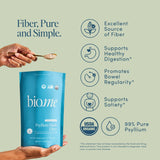 Bio.me textura del polvo fina y orgánica para mezcla fácil