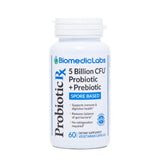 Biomedic Labs RX envase frontal mostrando etiqueta y beneficio de conservación a temperatura ambiente