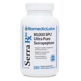 Biomedic Labs RX Serra-RX envase frontal mostrando etiqueta y beneficios claros