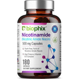 biophix frasco frontal mostrando 180 cápsulas para apoyo dérmico