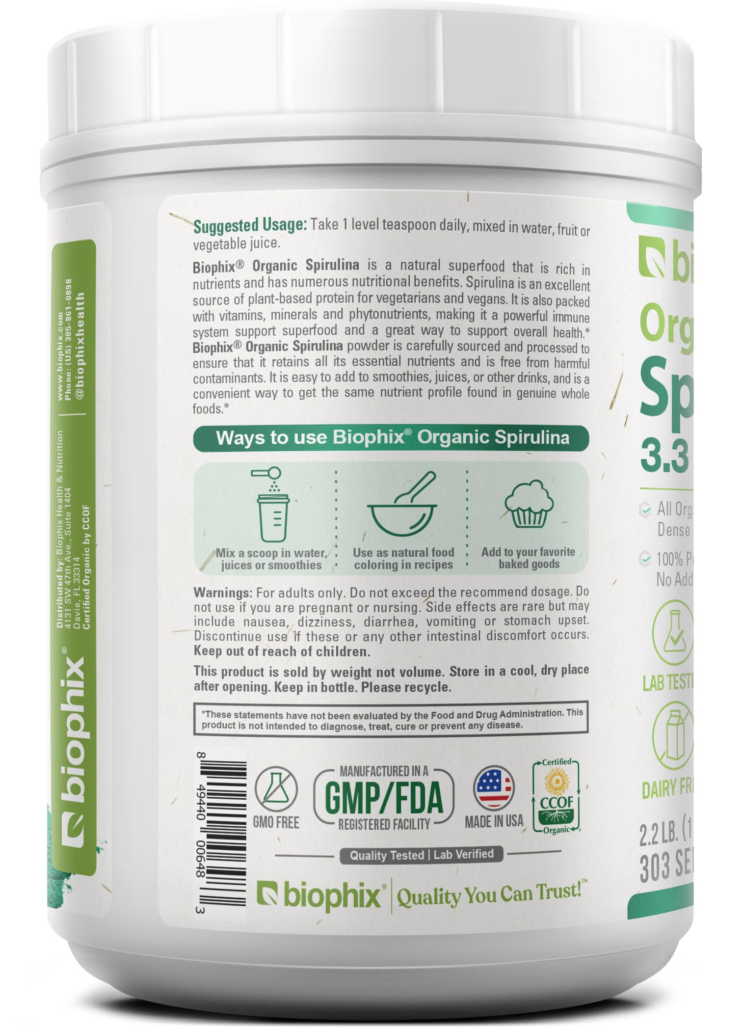 biophix desayuno saludable con espirulina, integración en la rutina