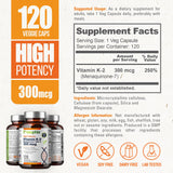 biophix etiqueta nutricional legible que confirma 300 mcg por cápsula