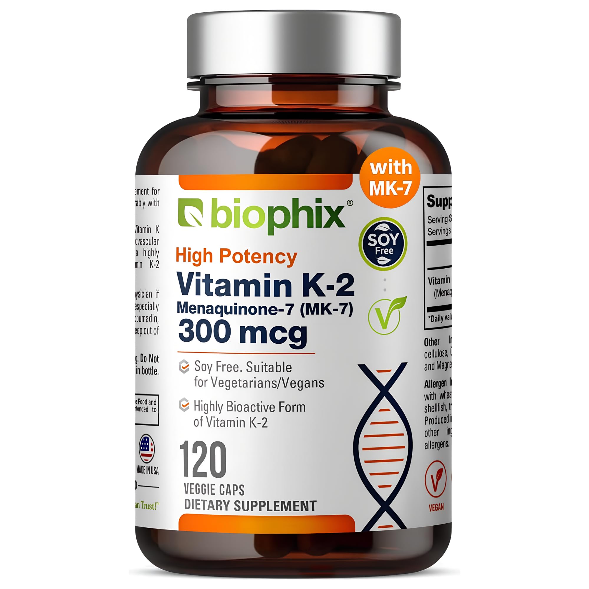 biophix frontal del envase mostrando diseño y beneficio de alta potencia