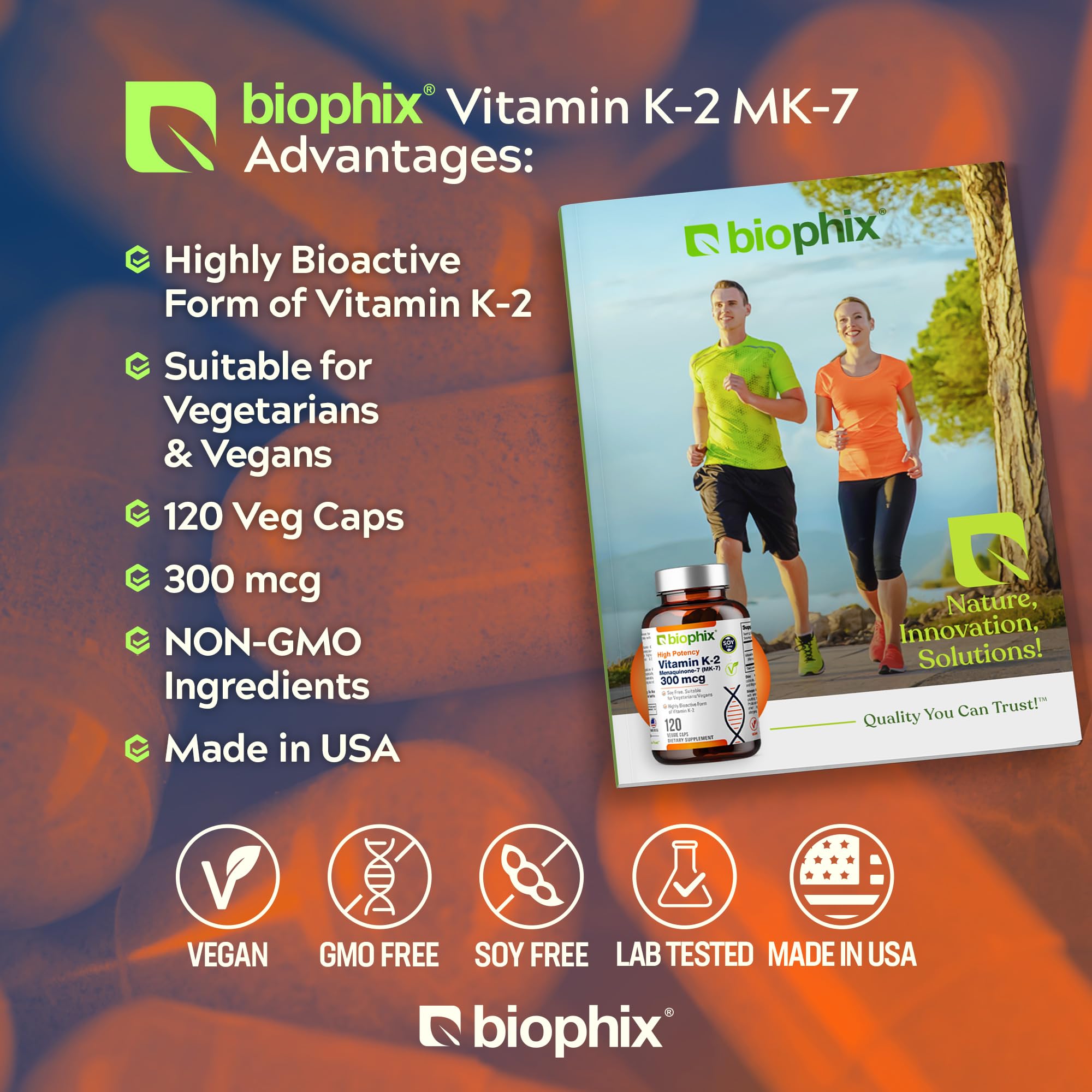 biophix detalle de la textura de la cápsula que garantiza pureza y vegano