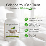 BIOptimizers suplemento tomado con bebida tras la comida para apoyo digestivo