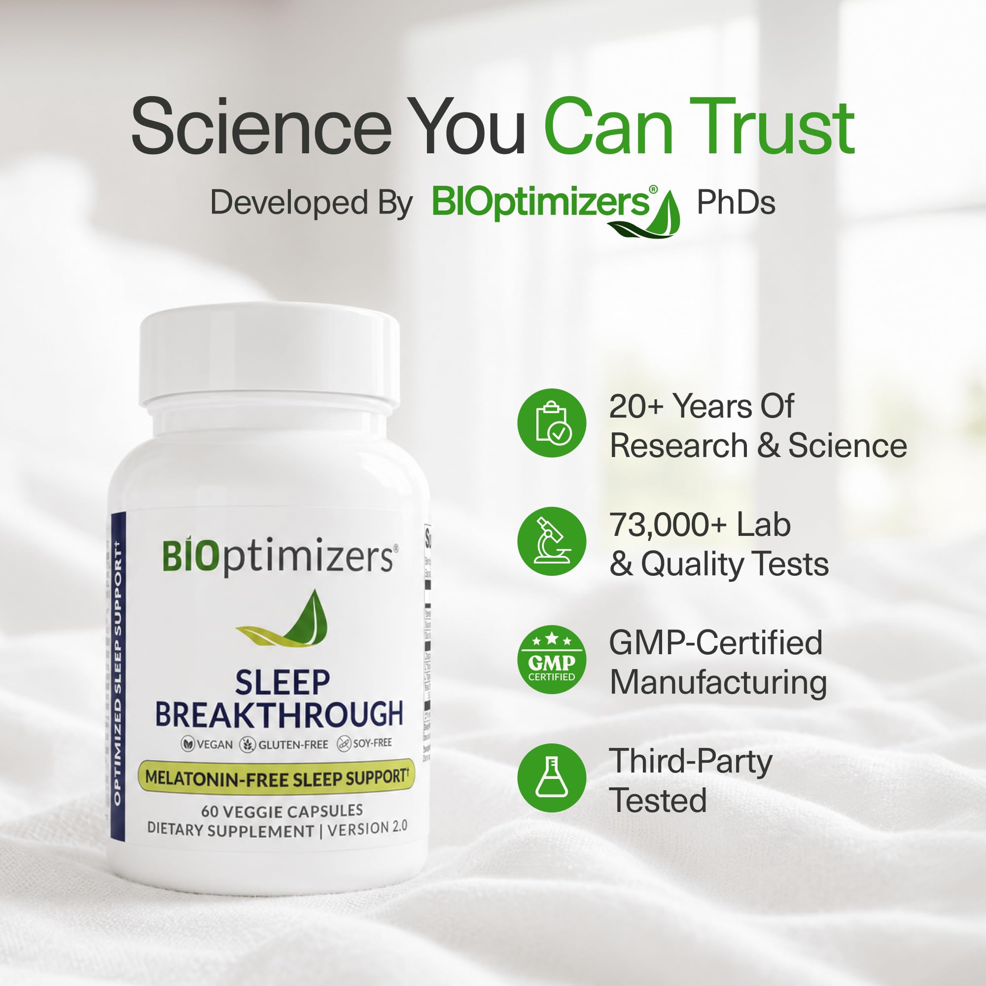 BIOptimizers etiqueta con información nutricional y recomendaciones claras