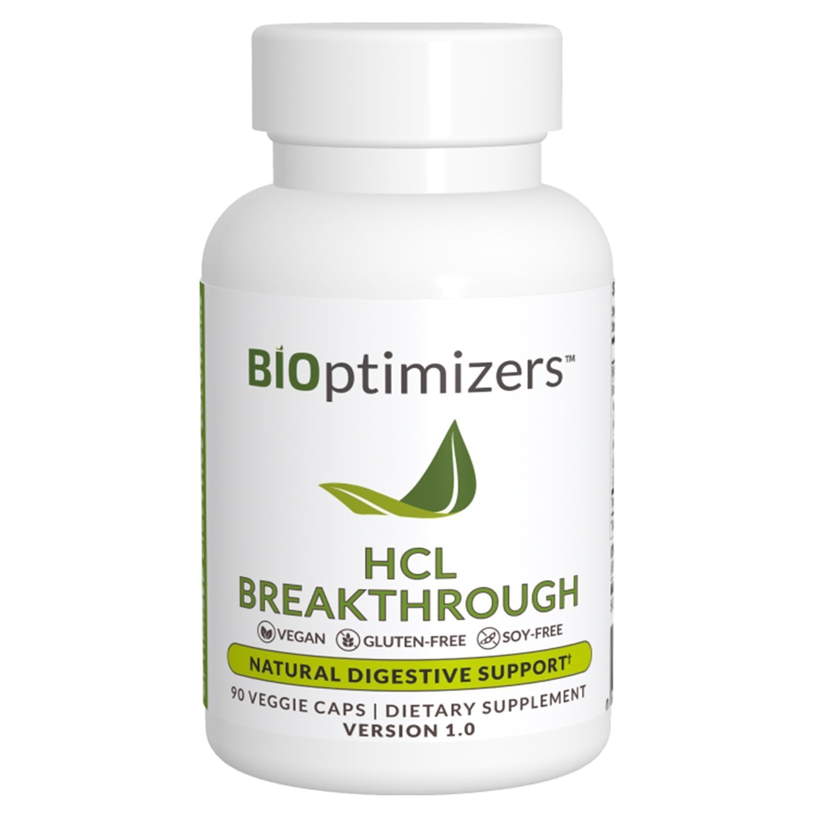 BIOptimizers bote frontal mostrando 90 cápsulas para mejor digestión