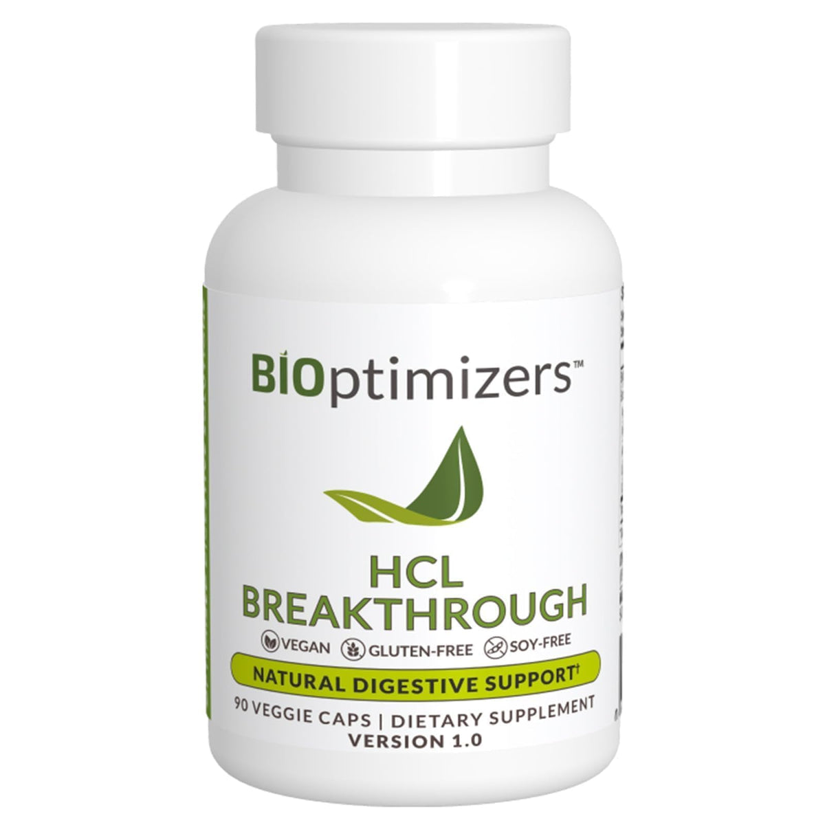 BIOptimizers bote frontal mostrando 90 cápsulas para mejor digestión