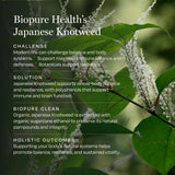 BioPure etiqueta con lista de ingredientes clara, transmite transparencia y confianza