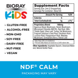 BIORAY Kids NDF Calm detalle del dispensador y textura líquida para mezclar