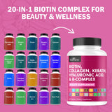 BioSchwartz cápsula abierta con polvo ilustrando ingredientes activos
