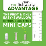 BioSchwartz cápsula en mano mostrando escala y tamaño cómodo