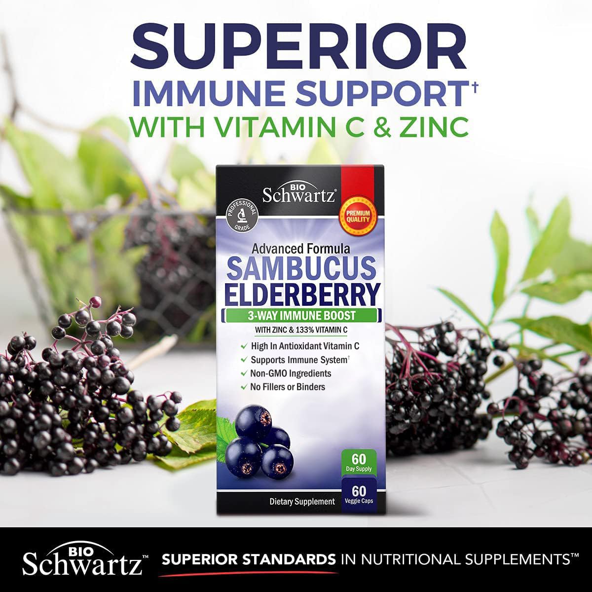 BioSchwartz etiqueta nutricional legible con ingredientes clave