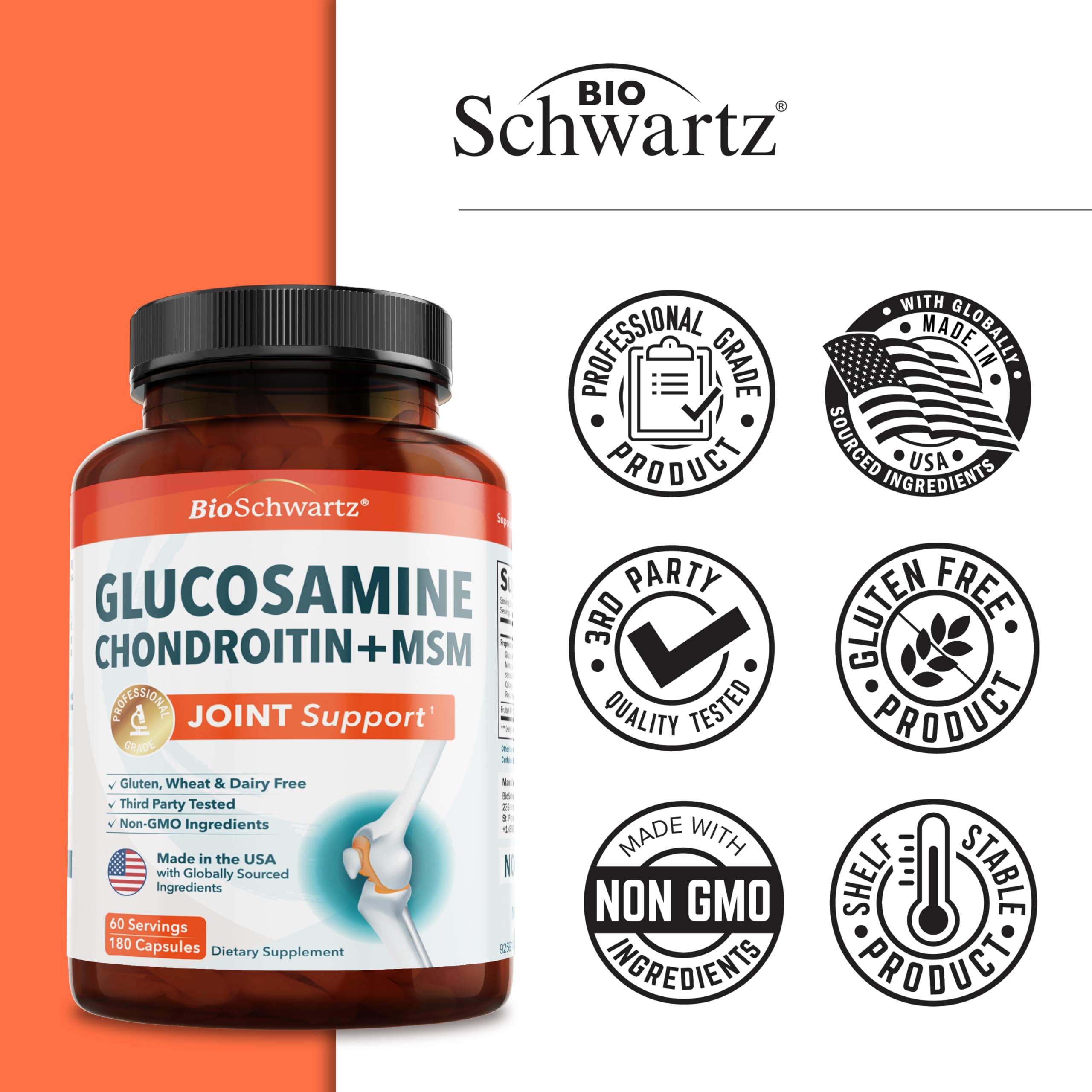 BioSchwartz materias primas como colágeno y cúrcuma mostrando calidad