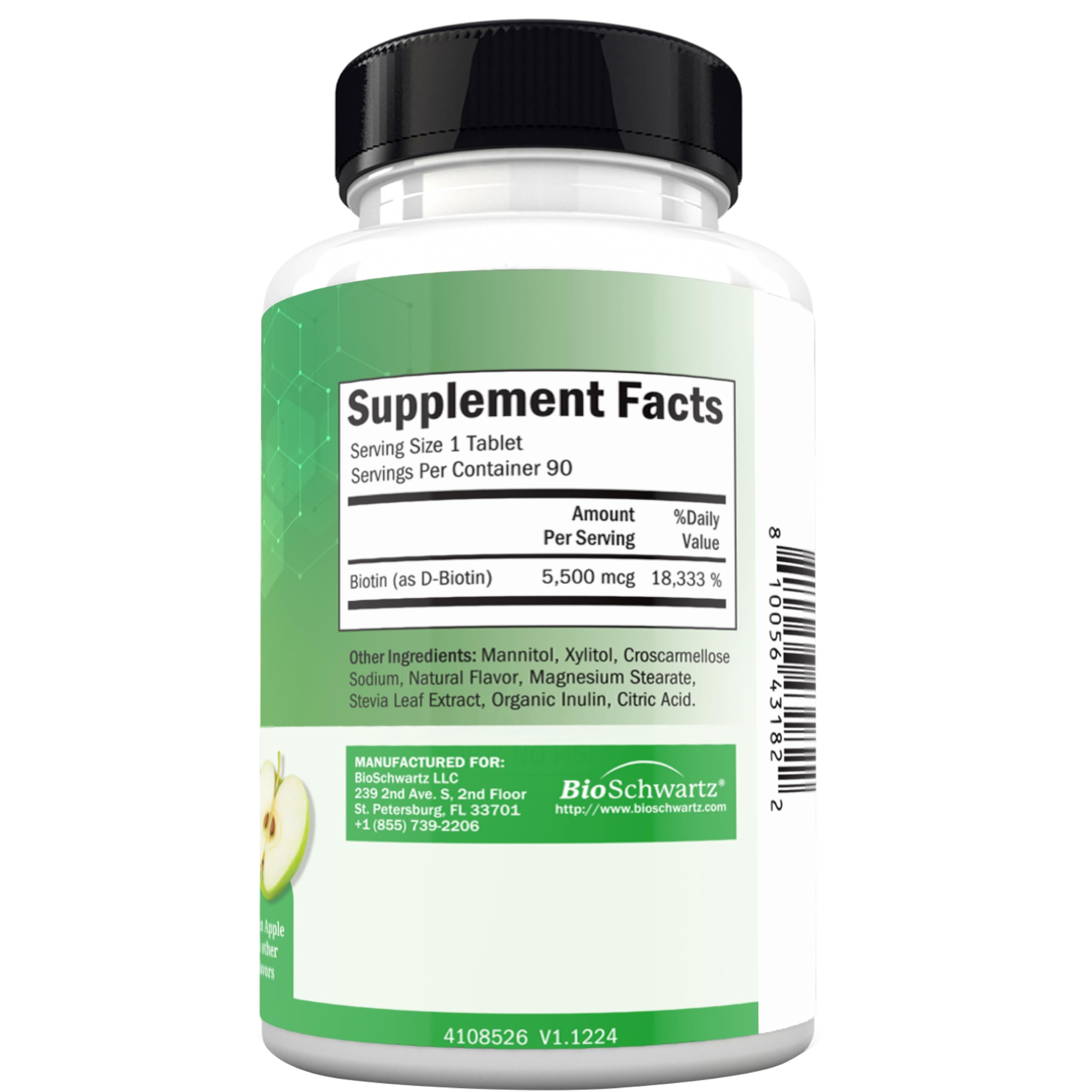 BioSchwartz sello de calidad cGMP y pruebas de terceros para confianza