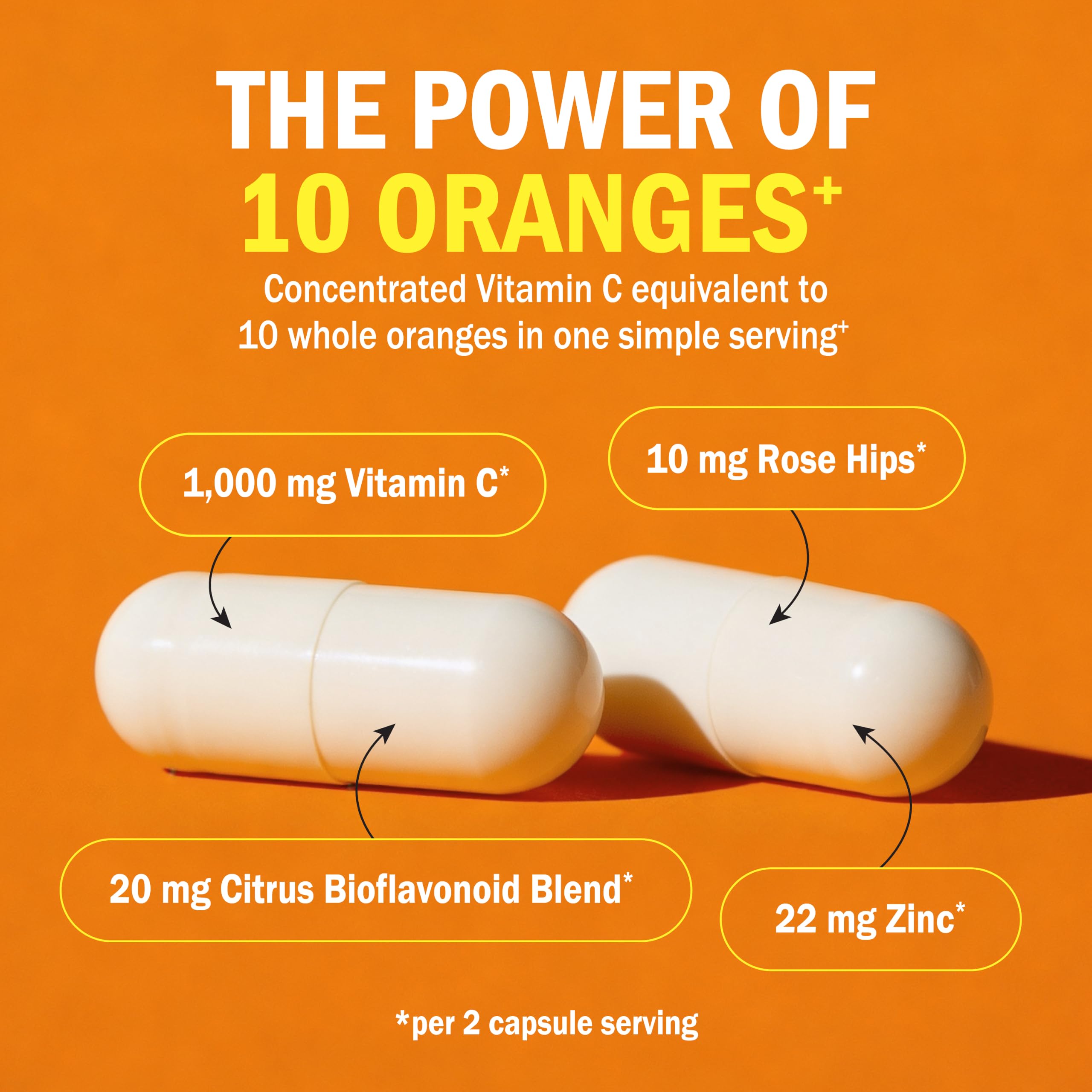 BioSchwartz etiqueta de ingredientes con información de vitamina C y zinc