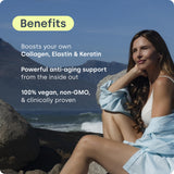 Biosil etiqueta del frasco mostrando la patente ch‑OSA y claridad