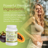 BioSource Labs Colonew etiqueta con información de ingredientes y uso recomendados