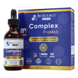 BioSource Labs botella frontal 2 oz mostrando diseño y beneficio apoyo en dietas