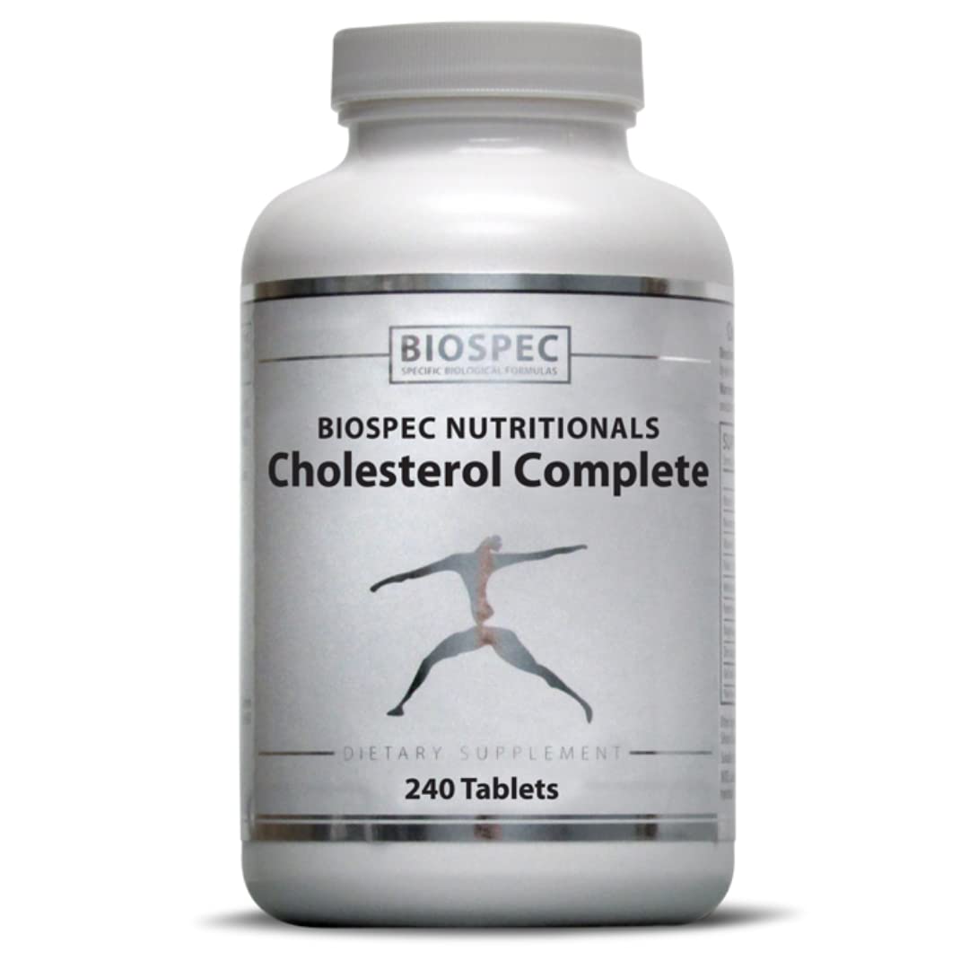 BIOSPEC NUTRITIONALS frente del envase mostrando 240 tabletas y beneficios