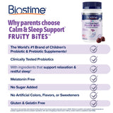 Biostime etiqueta con información de ingredientes y recomendaciones