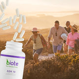 Biote ADK 10 etiqueta nutricional legible con ingredientes y beneficios claros