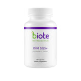 Biote envase frontal DIM SGS+ muestra presentación y beneficio de biodisponibilidad