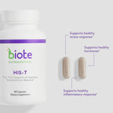Biote HIS-T primer plano de una cápsula para apreciar textura y color