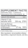 Biote Iron+ junto a desayuno equilibrado mostrando apoyo a energía diaria