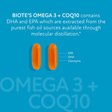 Biote cápsula cortada mostrando aceite interior y pureza del producto