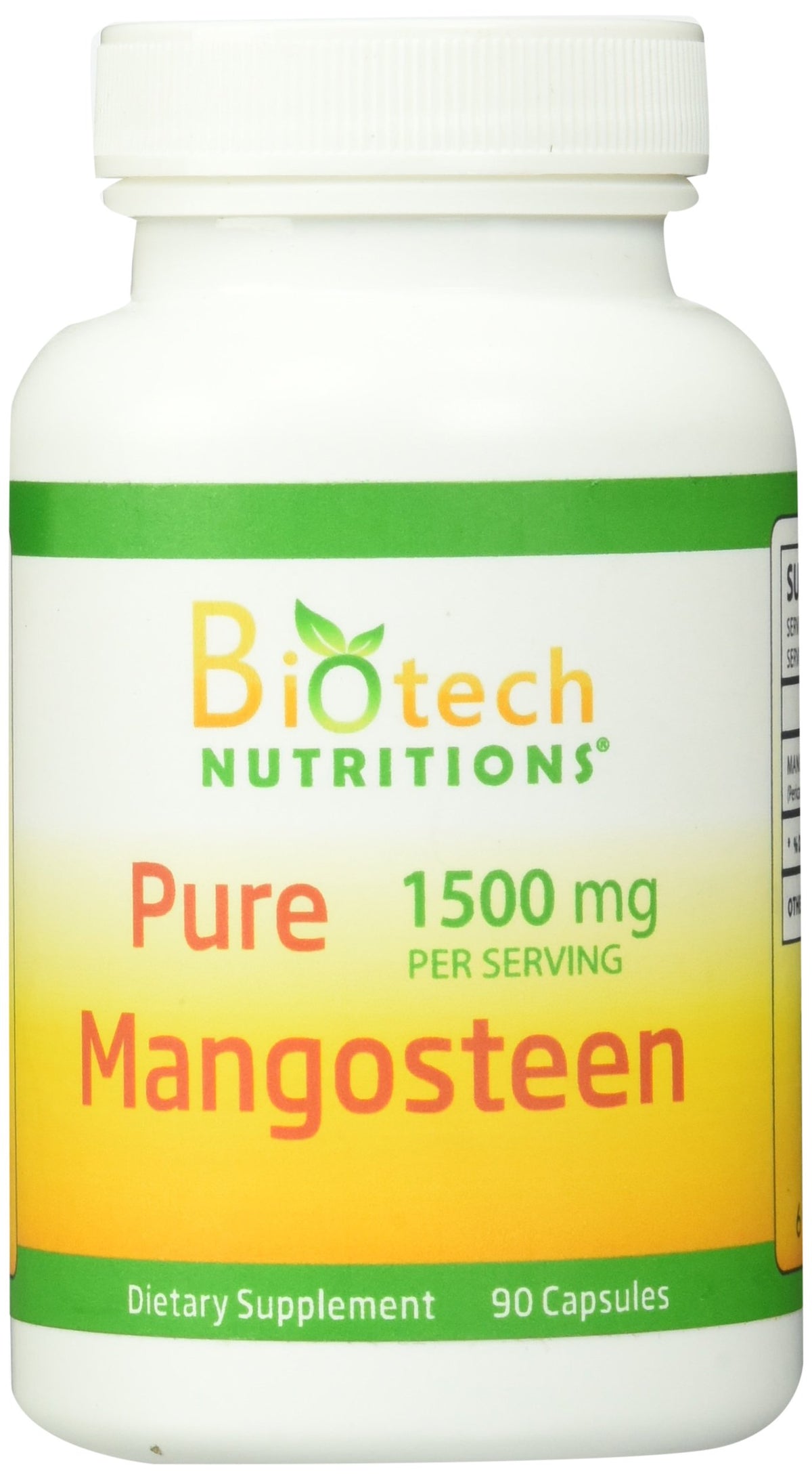 Biotech Nutritions frasco frente con 90 cápsulas vegetales, presentación compacta y clara