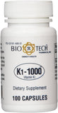 BioTechUSA envase frontal K1-1000 mostrando dosis y 100 cápsulas