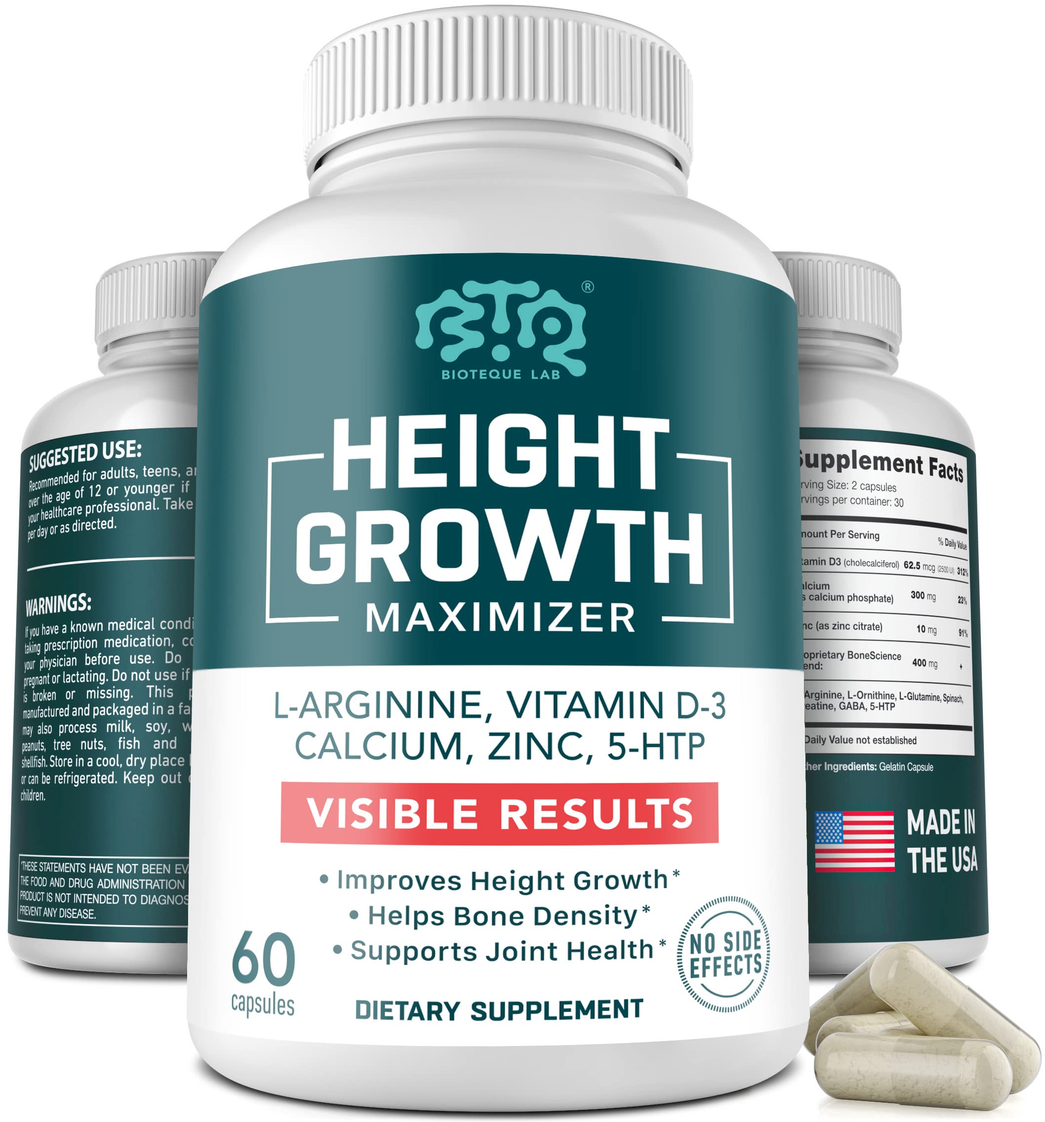 BIOTEQUELAB empaque frontal mostrando el producto y beneficios