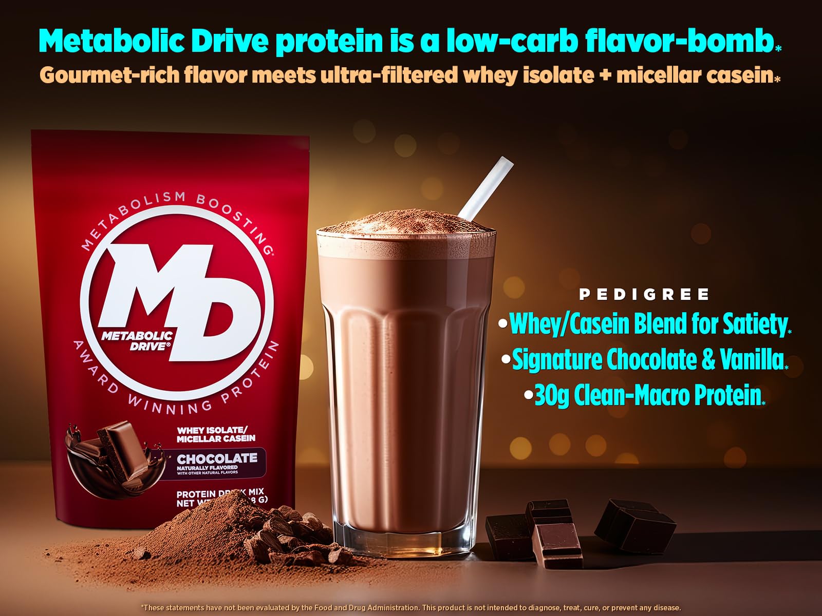 Biotest Metabolic Drive textura del polvo cremosa y fácil de mezclar