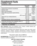 BIOTICS RESEARCH primer plano de tableta, detalle de textura y calidad