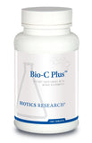 BIOTICS RESEARCH envase Bio C Plus frente mostrando fórmula y cantidad
