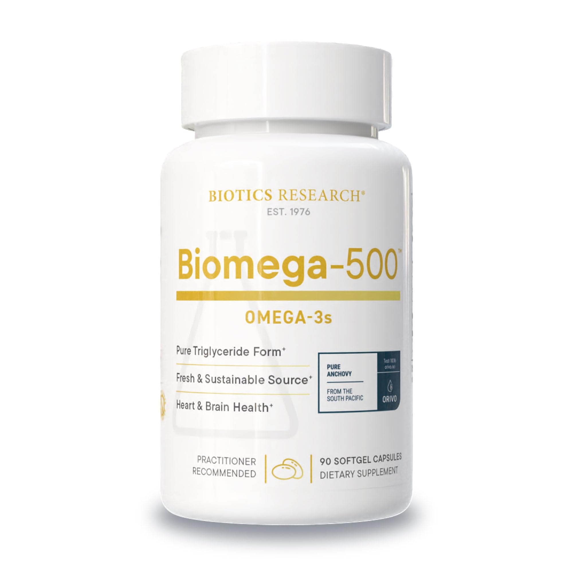 BIOTICS RESEARCH frasco frontal mostrando presentación y dosis