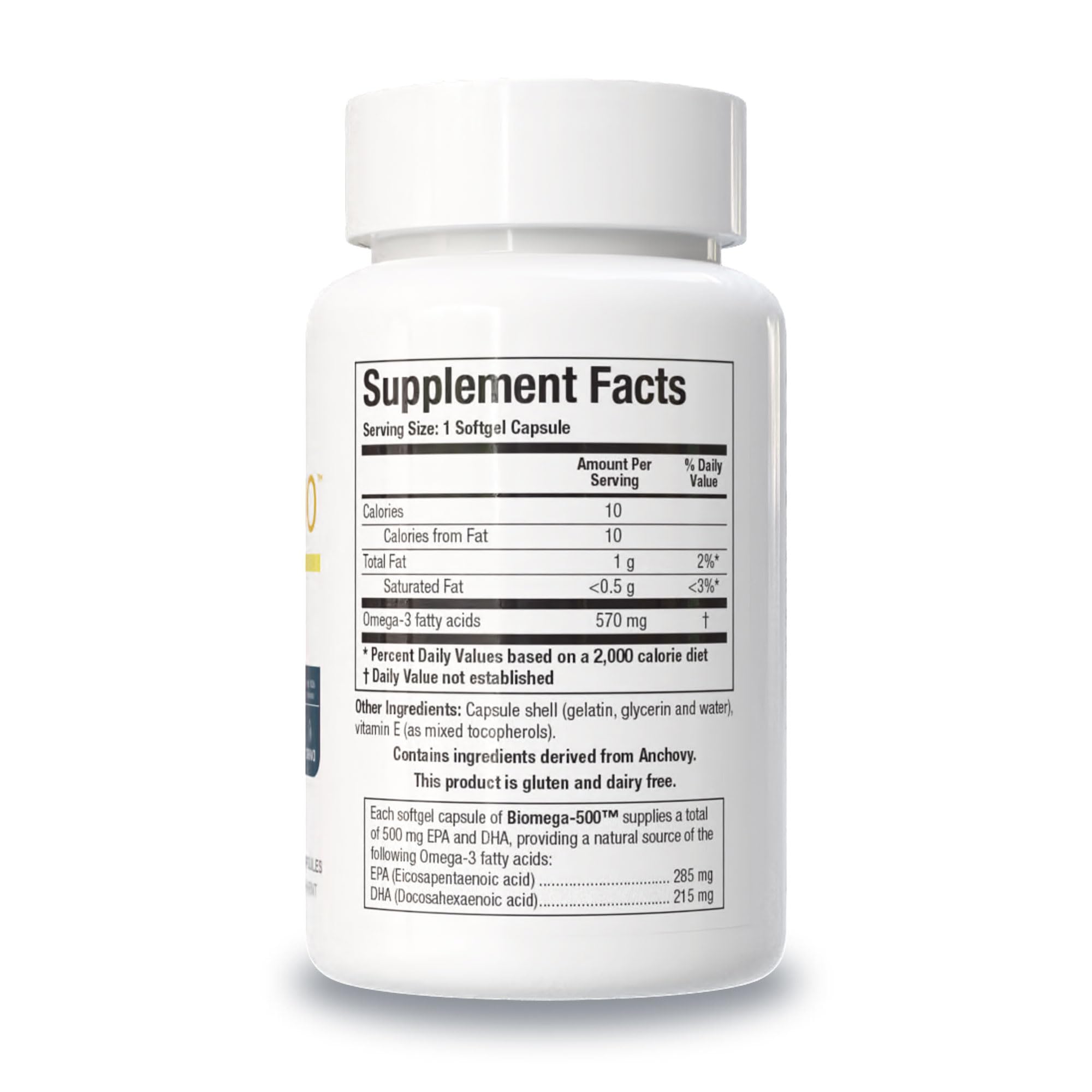 BIOTICS RESEARCH aceite de pescado mostrando textura y pureza