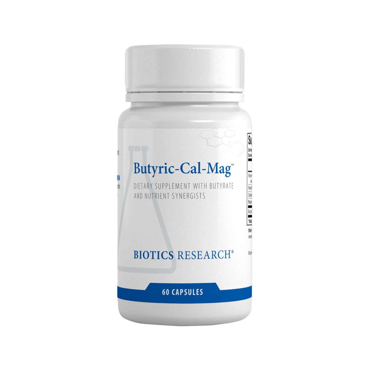 BIOTICS RESEARCH frasco frontal mostrando etiqueta y beneficios