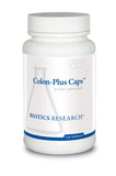 BIOTICS RESEARCH caja frontal mostrando 120 cápsulas y beneficios digestivos