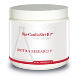 BIOTICS RESEARCH frasco de Bio CardioSirt BP mostrando envase y diseño