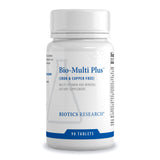 BIOTICS RESEARCH frente del envase mostrando multivitamínico completo y confianza