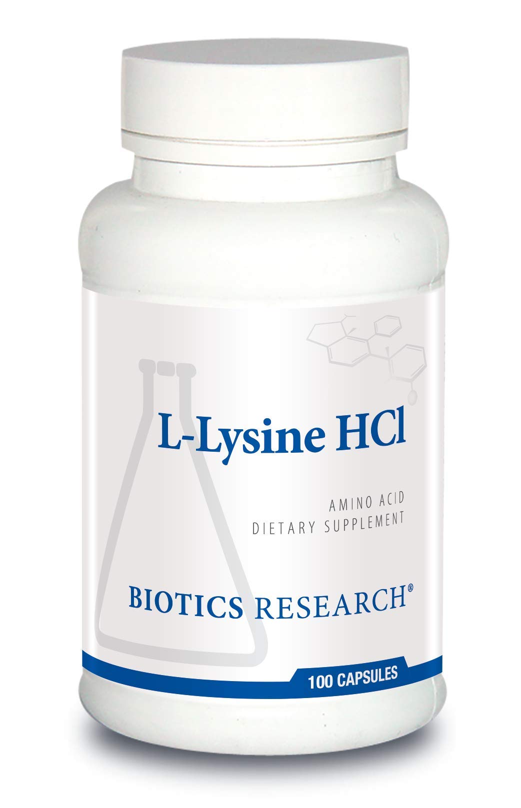 BIOTICS RESEARCH envase frontal mostrando 100 cápsulas y marca como garantía