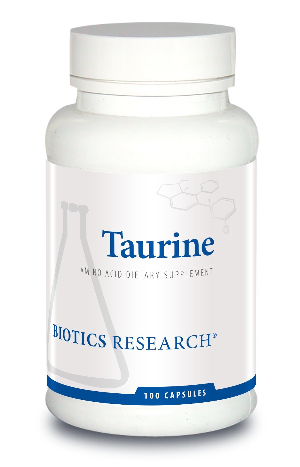BIOTICS RESEARCH envase frontal mostrando 100 cápsulas y beneficios claros