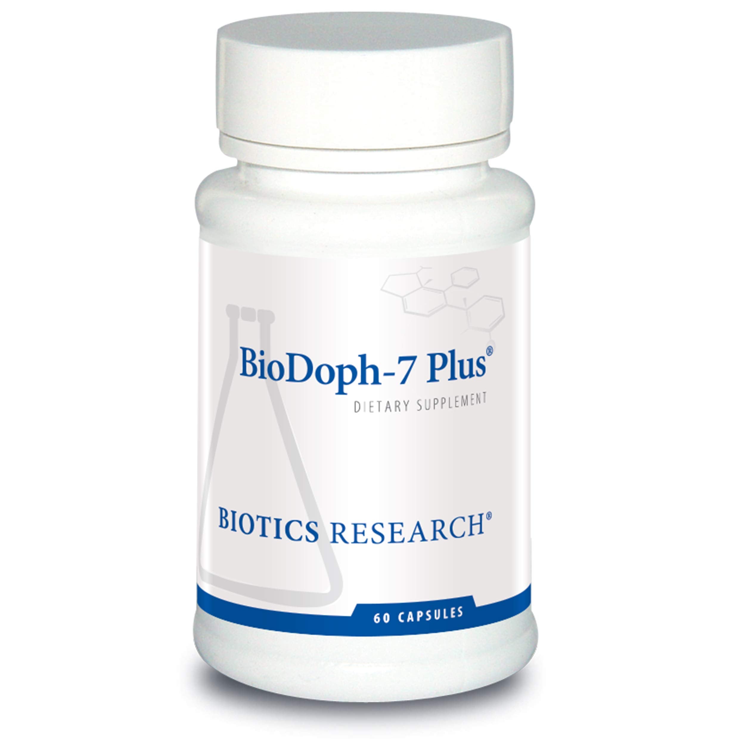 BIOTICS RESEARCH frente del envase mostrando diseño y beneficio digestivo