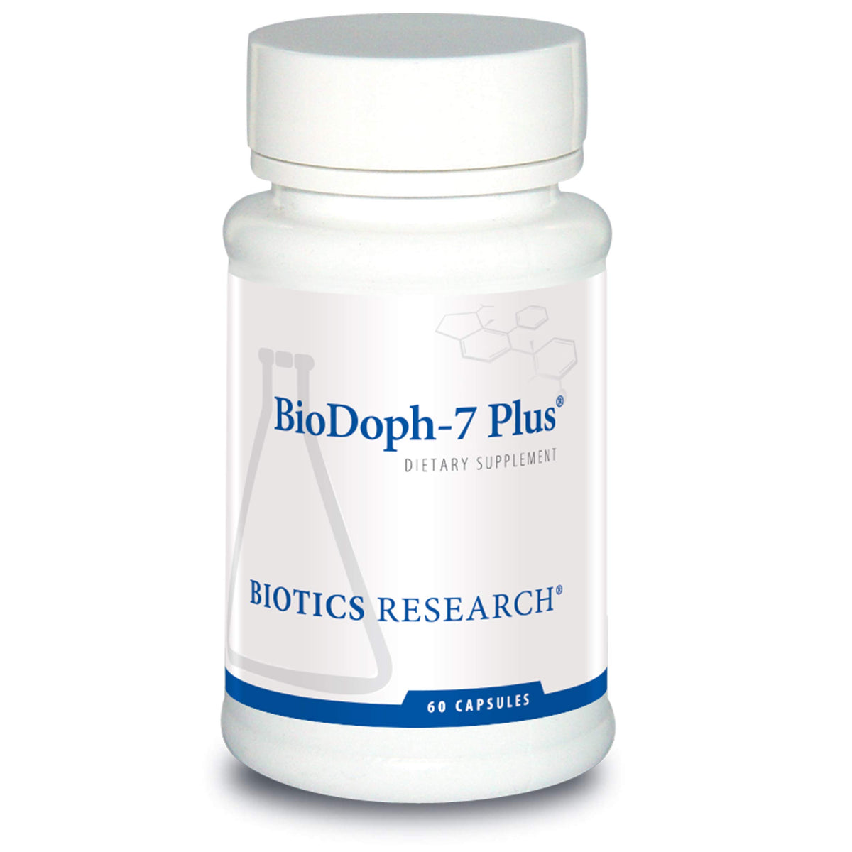 BIOTICS RESEARCH frente del envase mostrando diseño y beneficio digestivo