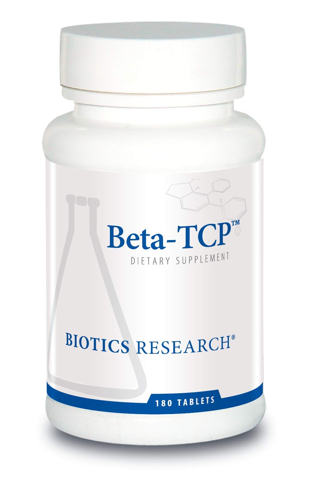 BIOTICS RESEARCH frasco del producto mostrando presentación y beneficios
