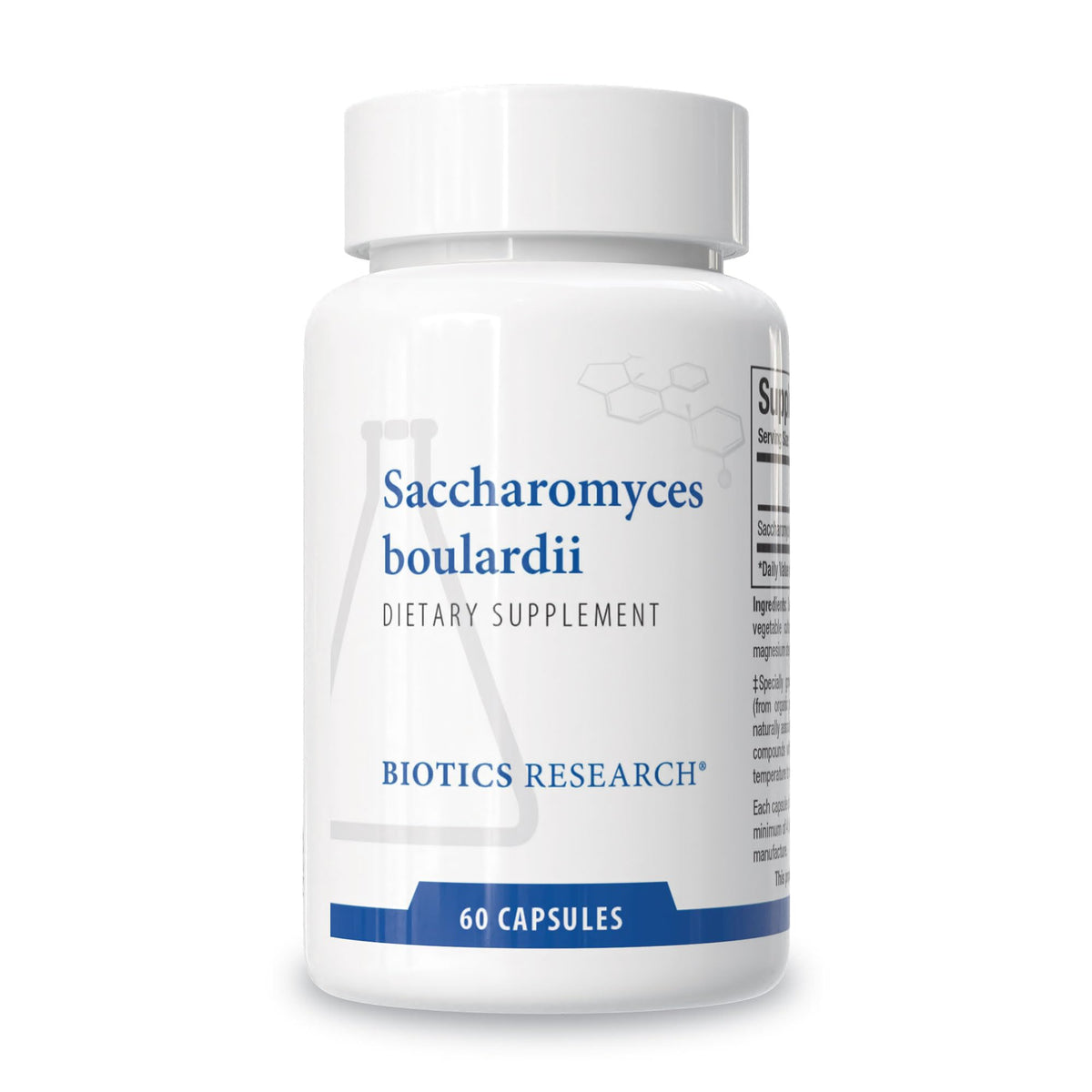 Biotics Research frasco frontal mostrando el producto y beneficios claros