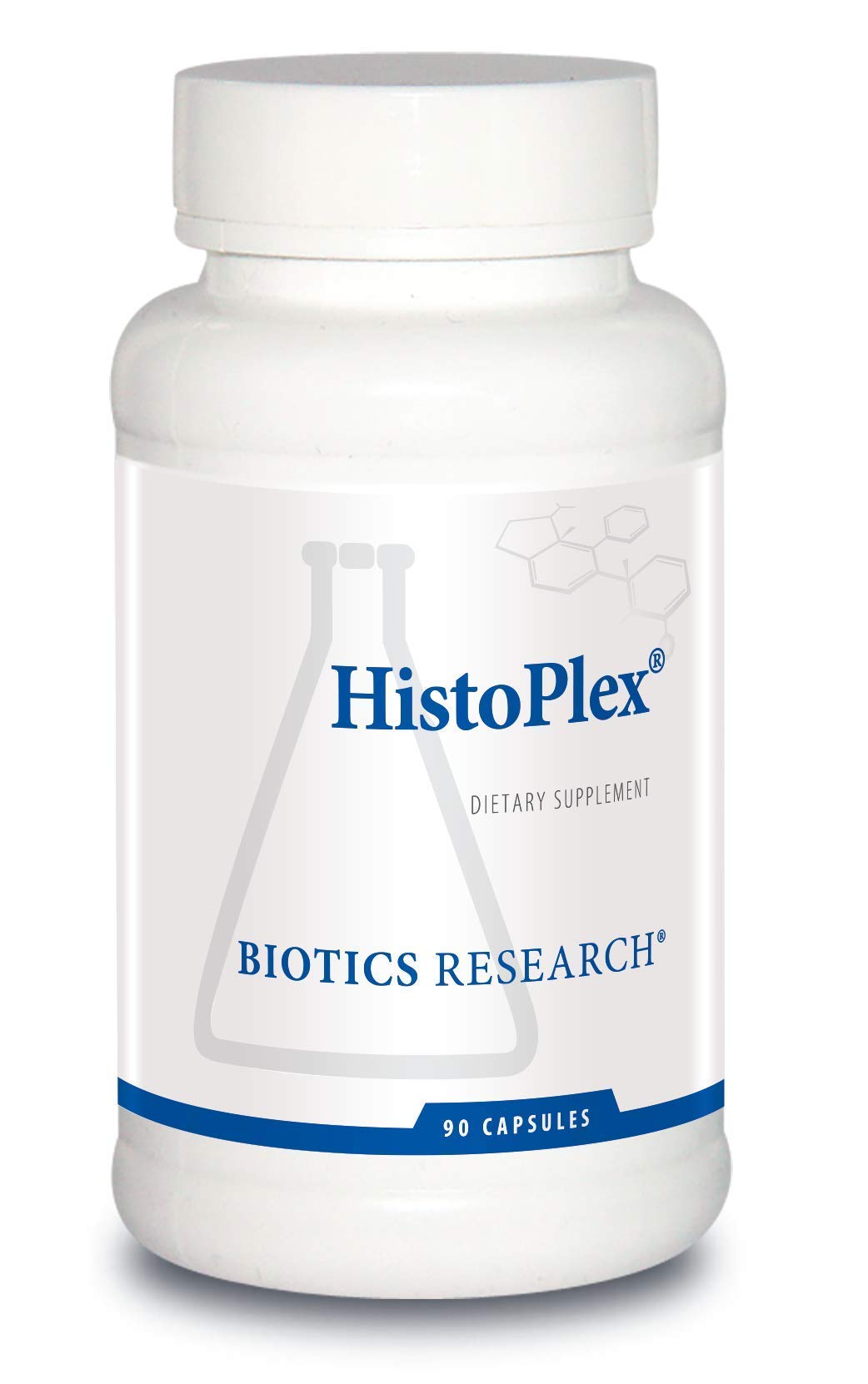 BIOTICS RESEARCH frasco frontal de HistoPlex mostrando presentación y beneficio de apoyo inmune