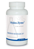 BIOTICS RESEARCH frasco Hydro Zyme frente mostrando presentación y claridad